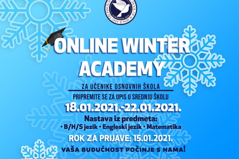 ONLINE WINTER ACADEMY 2021: Kako se prijaviti