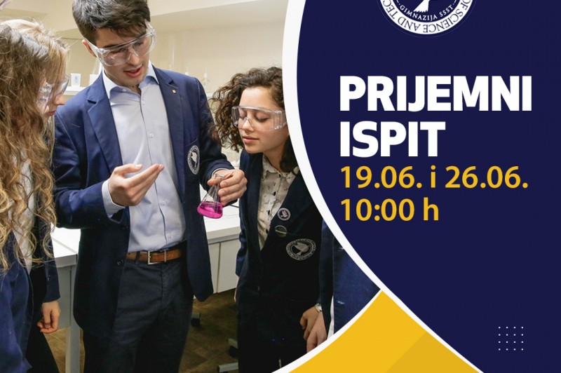 Upis u Gimnaziju SSST: Prijavite se za junske prijemne rokove 